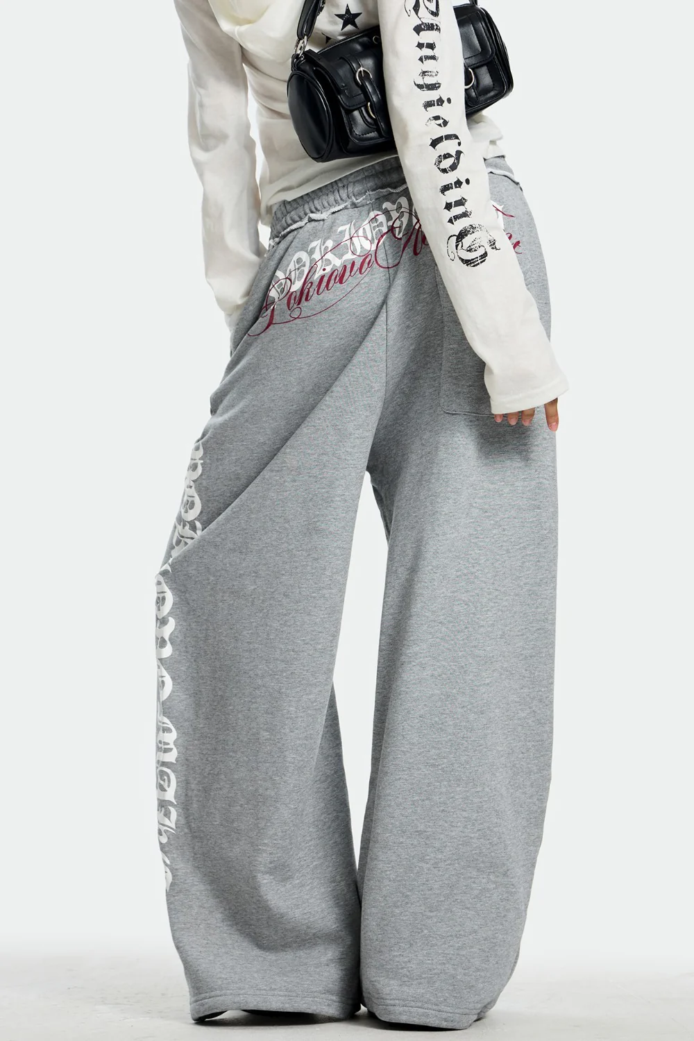 Loose Dropped Shoulder Sweat Pants - Image 2