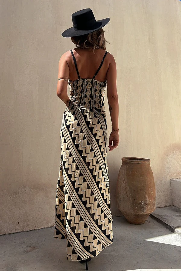 Loose Fit Floral Boho Dress - Image 3