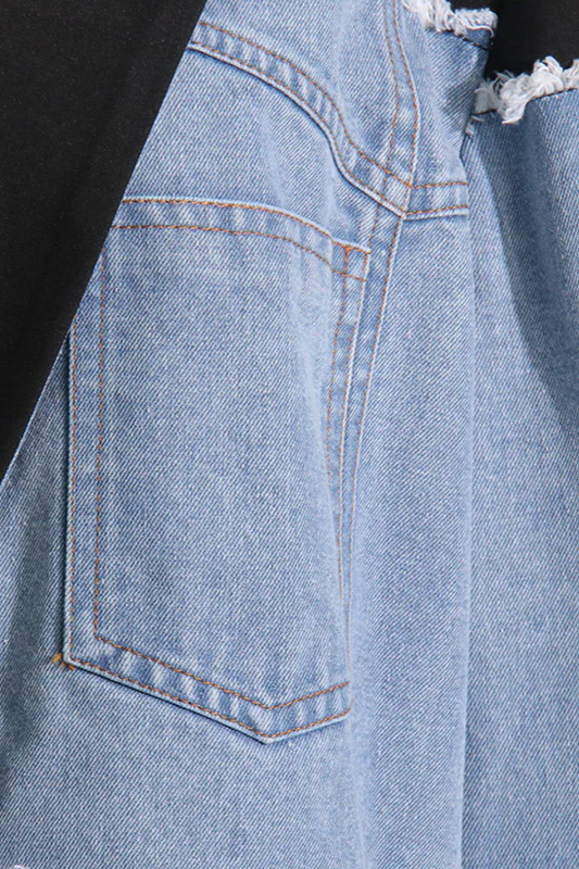 Loose Fit Summer Denim Coat - Image 4