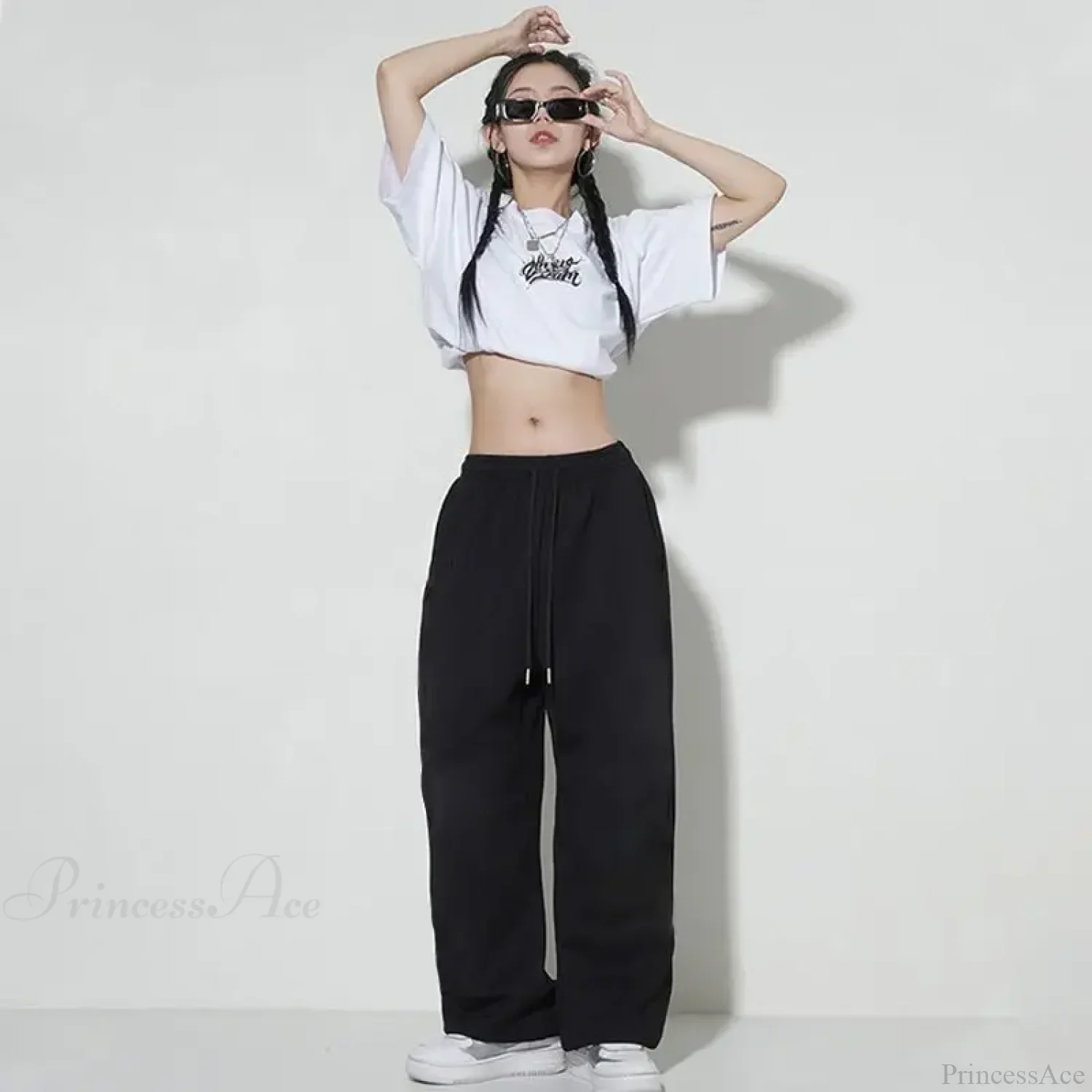 Loose Hip Hop Letter Dance Pants - Image 4