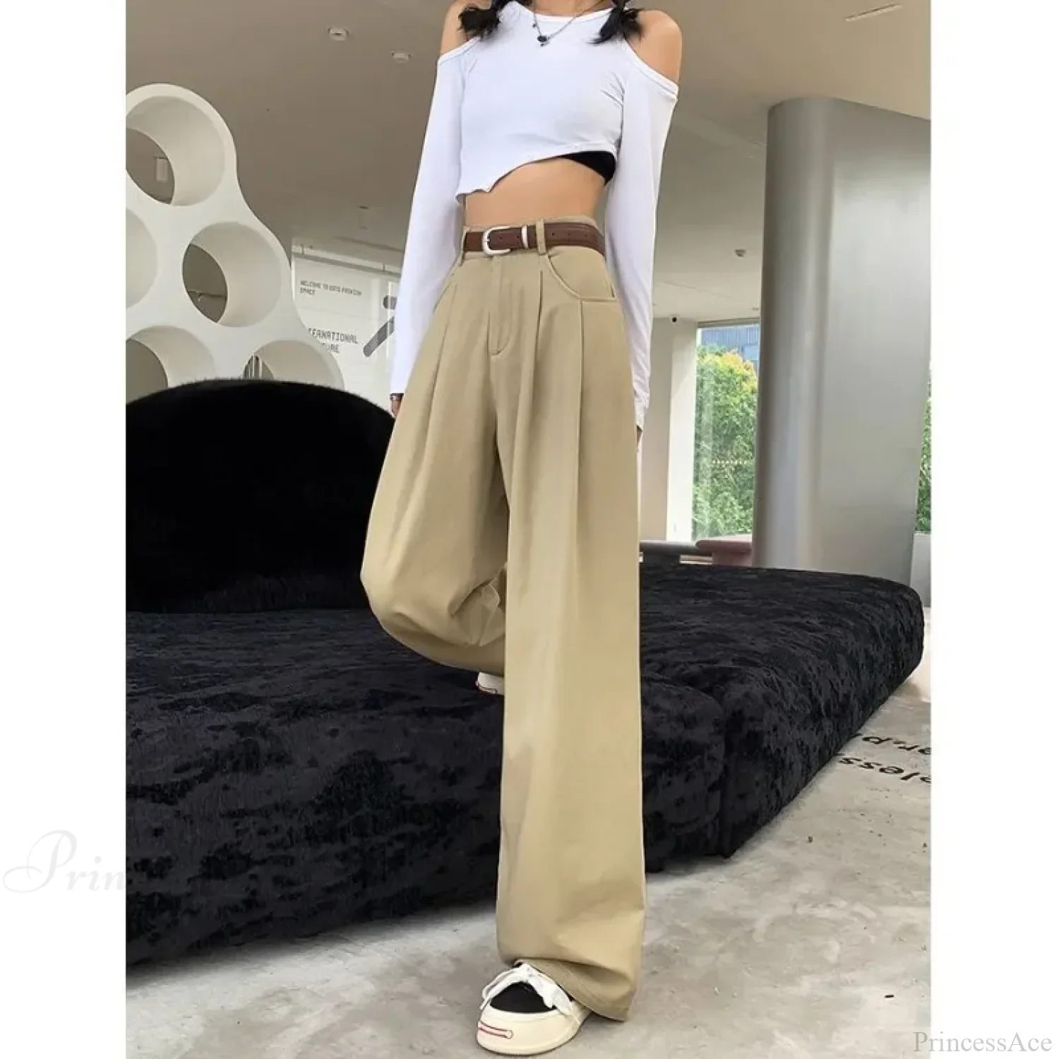 Loose Office Ladies Suit Pants Women - Image 5