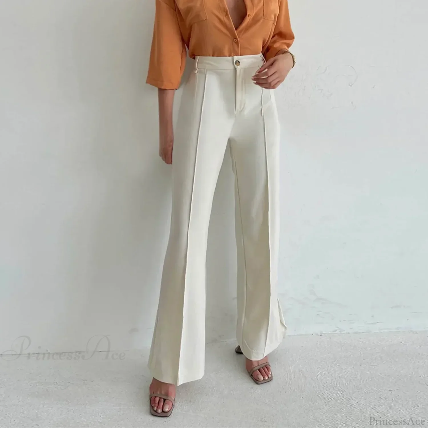 Loose Split Straight Casual Pants - Image 2