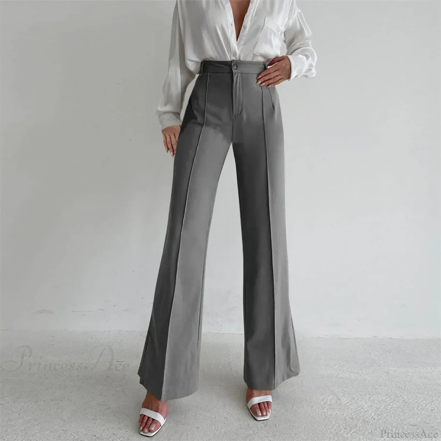 Loose Split Straight Casual Pants - Image 5