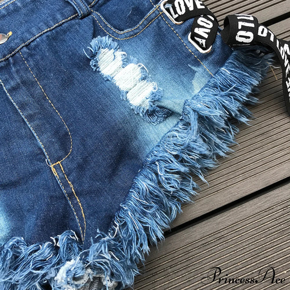 Low Denim Bandage Brief Hole Club Jeans Skinny DJ Blue Women Dance Waist Ripped Mini Shorts White Black - Image 18