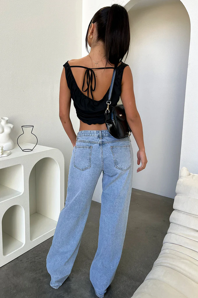 Low Rise Vintage Straight Jean - Image 4