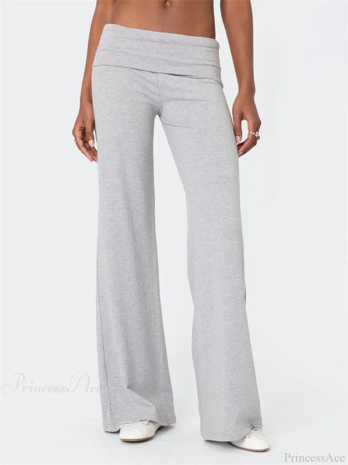 Low Waist Solid Color Loose Casual Street Pant