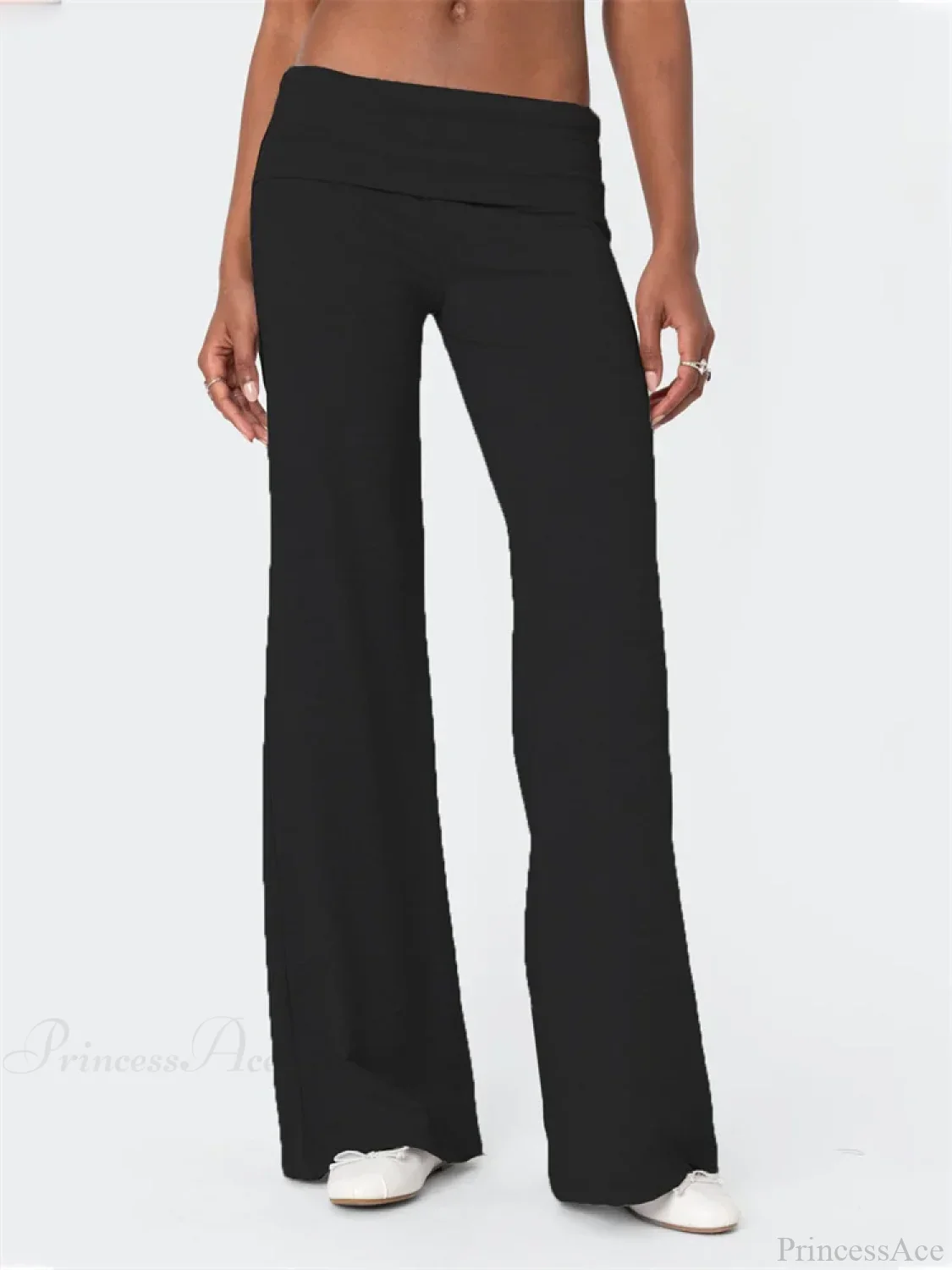 Low Waist Solid Color Loose Casual Street Pant - Image 3