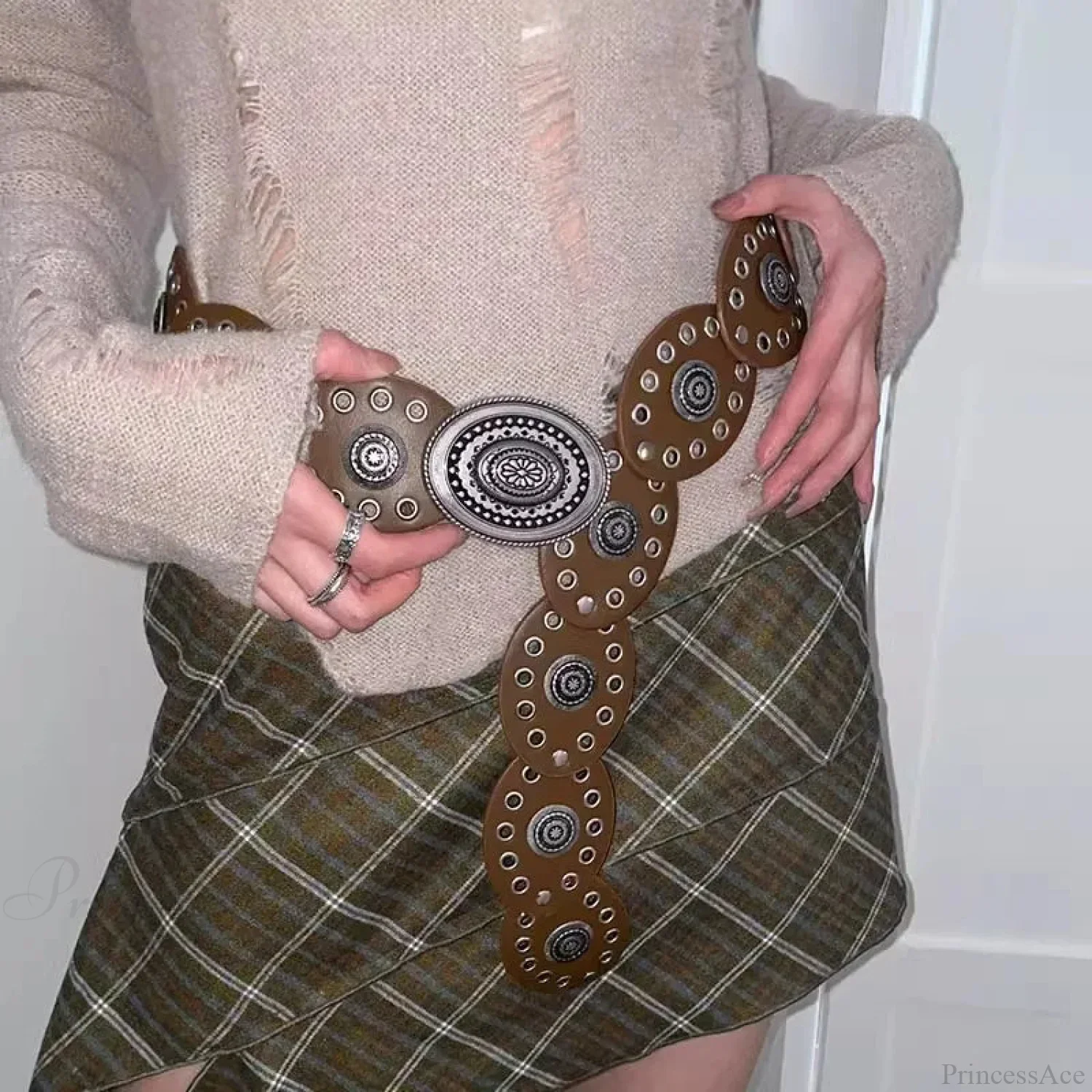 Luxurious Gothic Antique Western Belt - Image 7