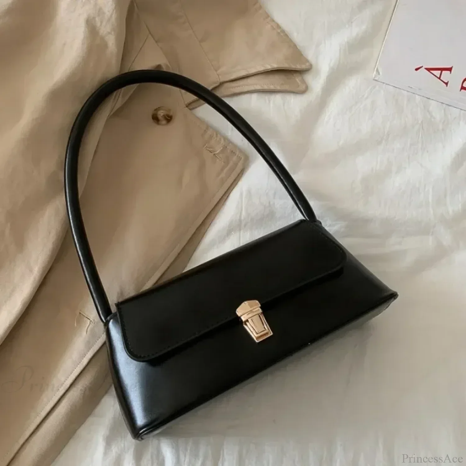 Luxury Brand Solid Color Crossbody Bag - Image 5