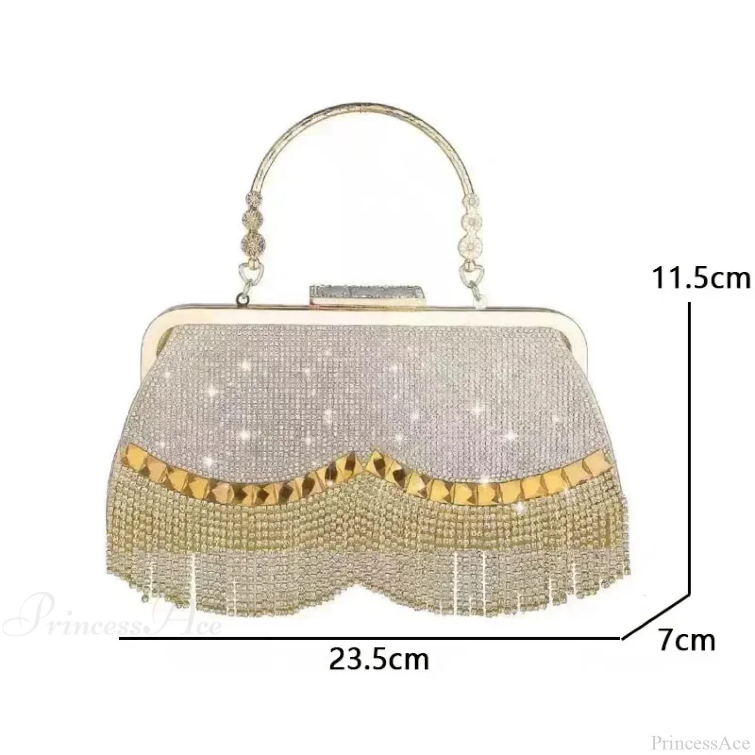 Luxury Diamond Party Evening Wedding Clutch Bag - Image 5