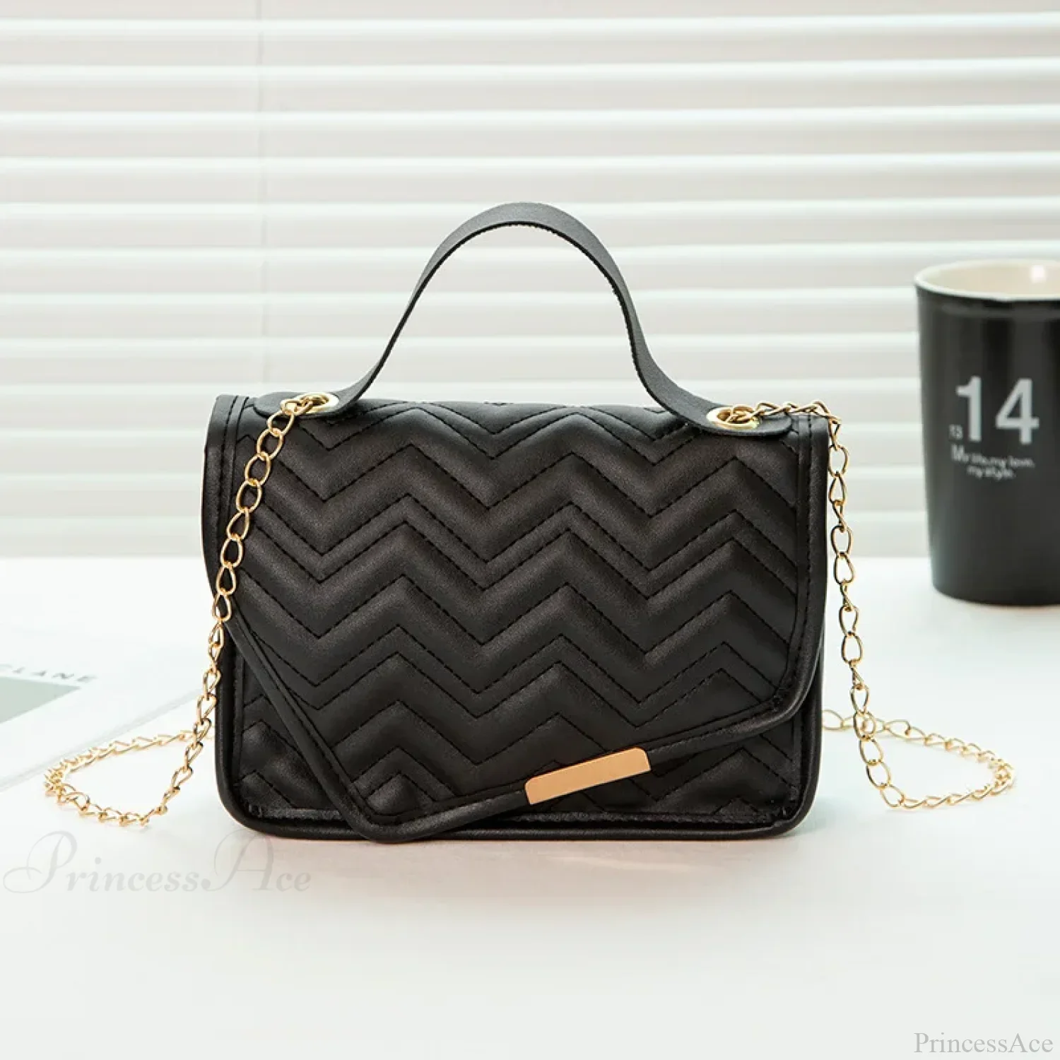 Luxury Messenger Embroidery Fashion Chain Crossbody Handbag - Image 2