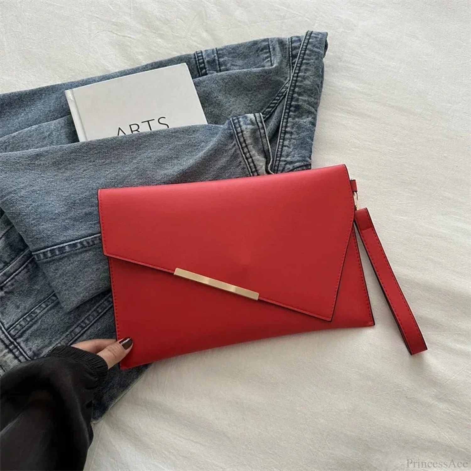 Luxury PU Leather Designer Wristlet - Image 6