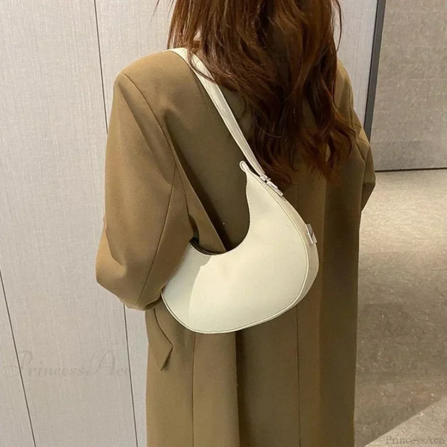Luxury PU Leather Small Shoulder Clutch Bag - Image 2