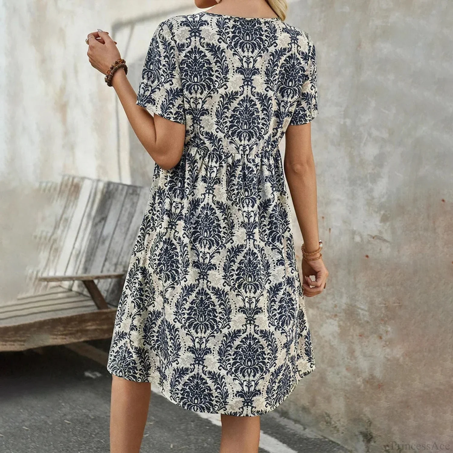 M Floral Casual Slim Summer Sundress - Image 5