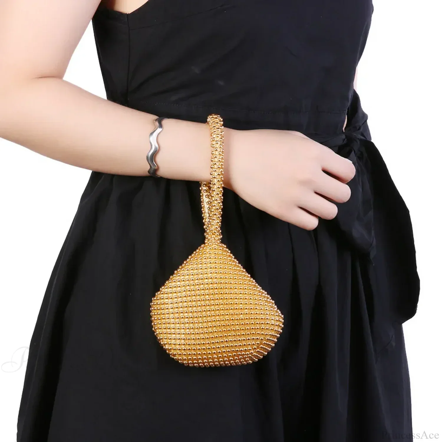 Metal Glitter Dinner Pouch Evening Banquet Clutch Bag - Image 7