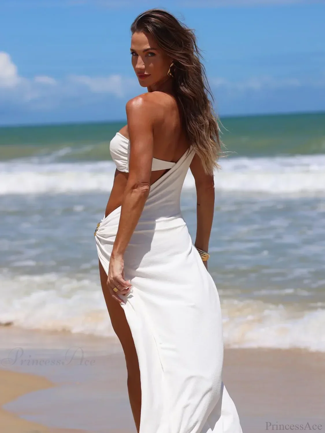 Micro Bikini Sexy One-Shoulder Swimsuit One Piece - Image 3