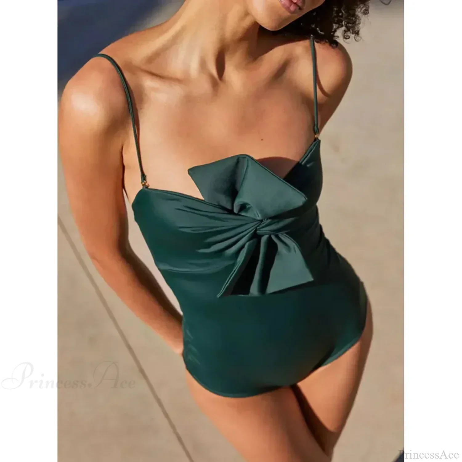 Micro Monokini Lace Stripe One Piece - Image 5