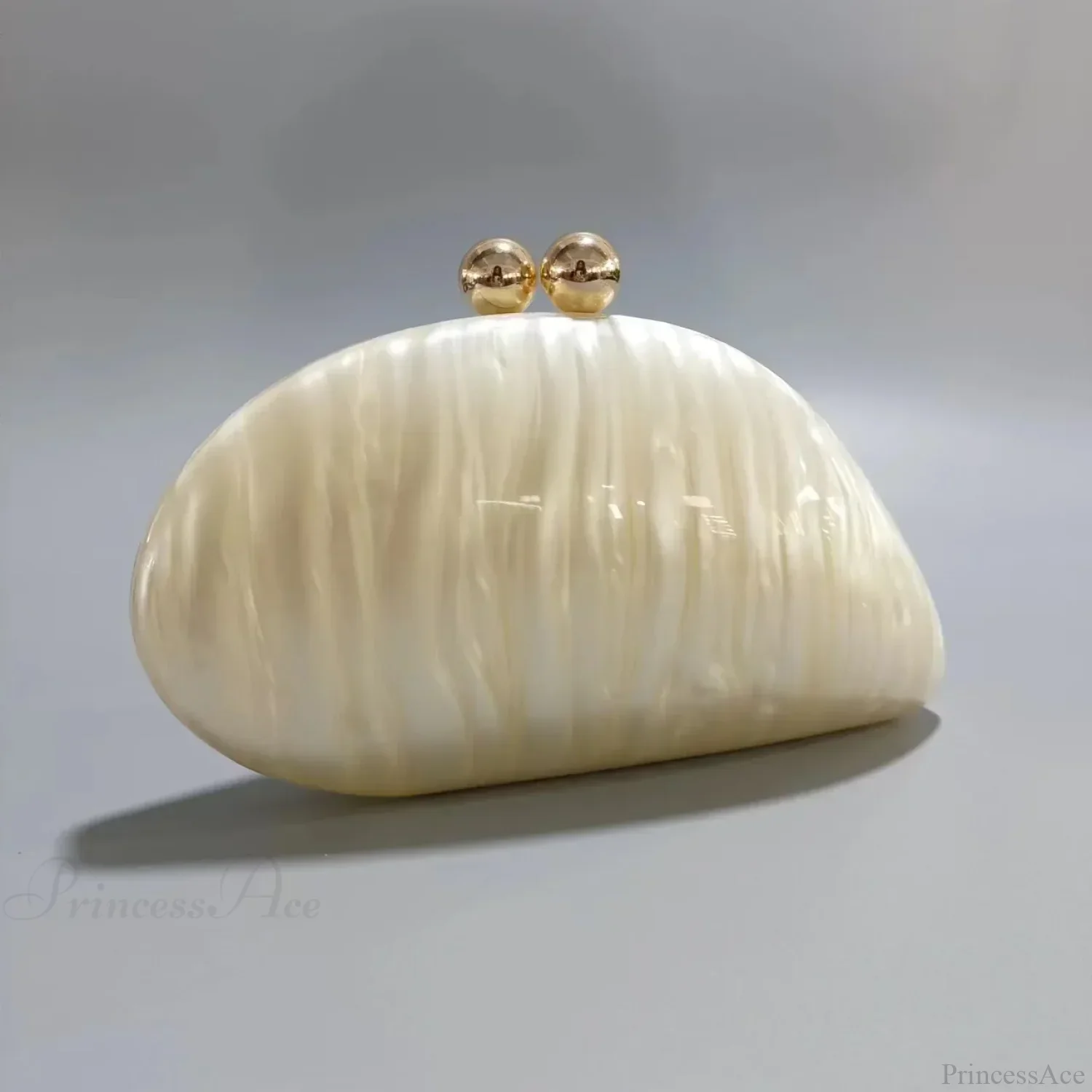Mini Blue Light Pink Acrylic Box Evening Clutch Bag - Image 12
