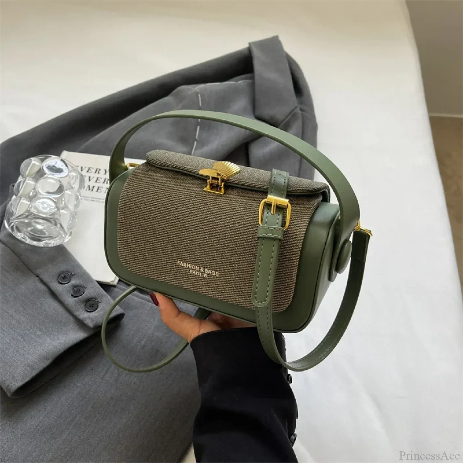 Mini Square Crossbody Luxury Designer Handbag - Image 7