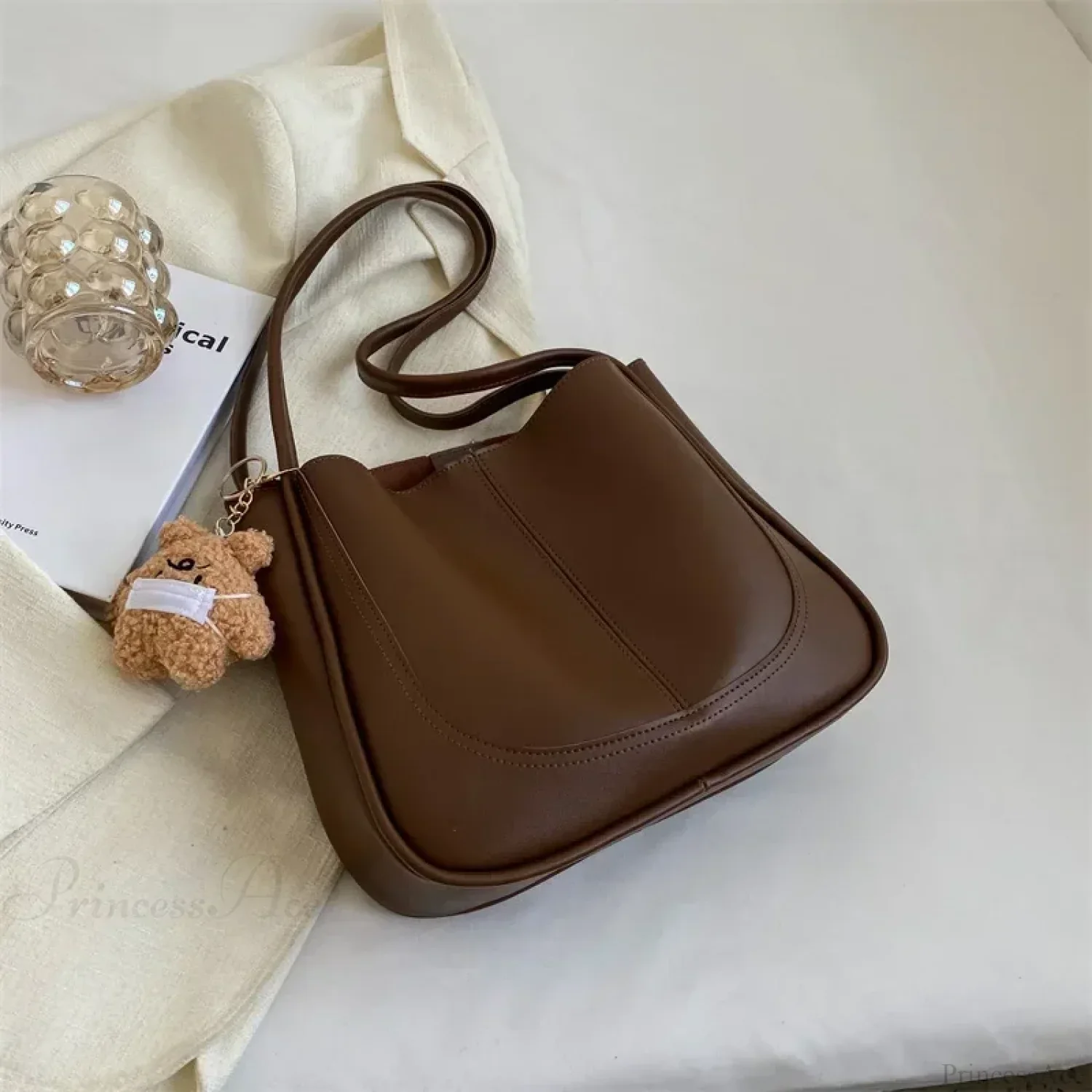 Minimalist PU Leather Shoulder Bag - Image 7