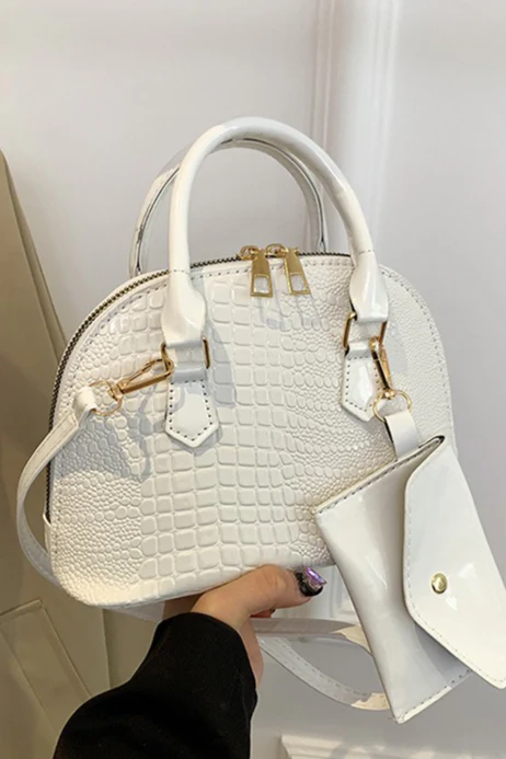 Minimalist PU Shell Small Crossbody Bag - Image 11