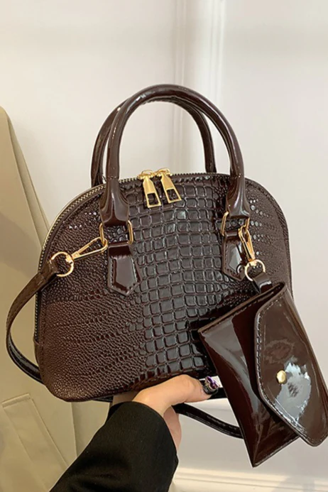 Minimalist PU Shell Small Crossbody Bag - Image 13