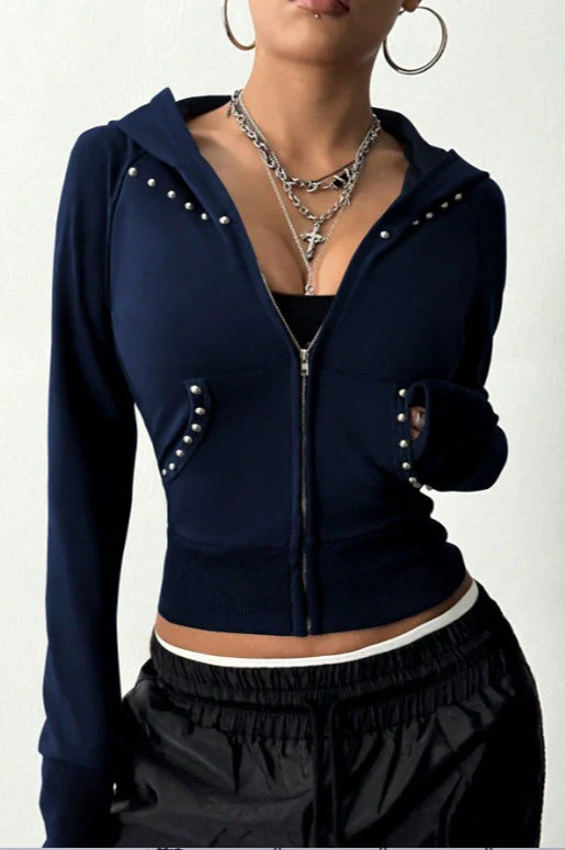 Minimalist Slim Fit Printed Hoodie - Image 11