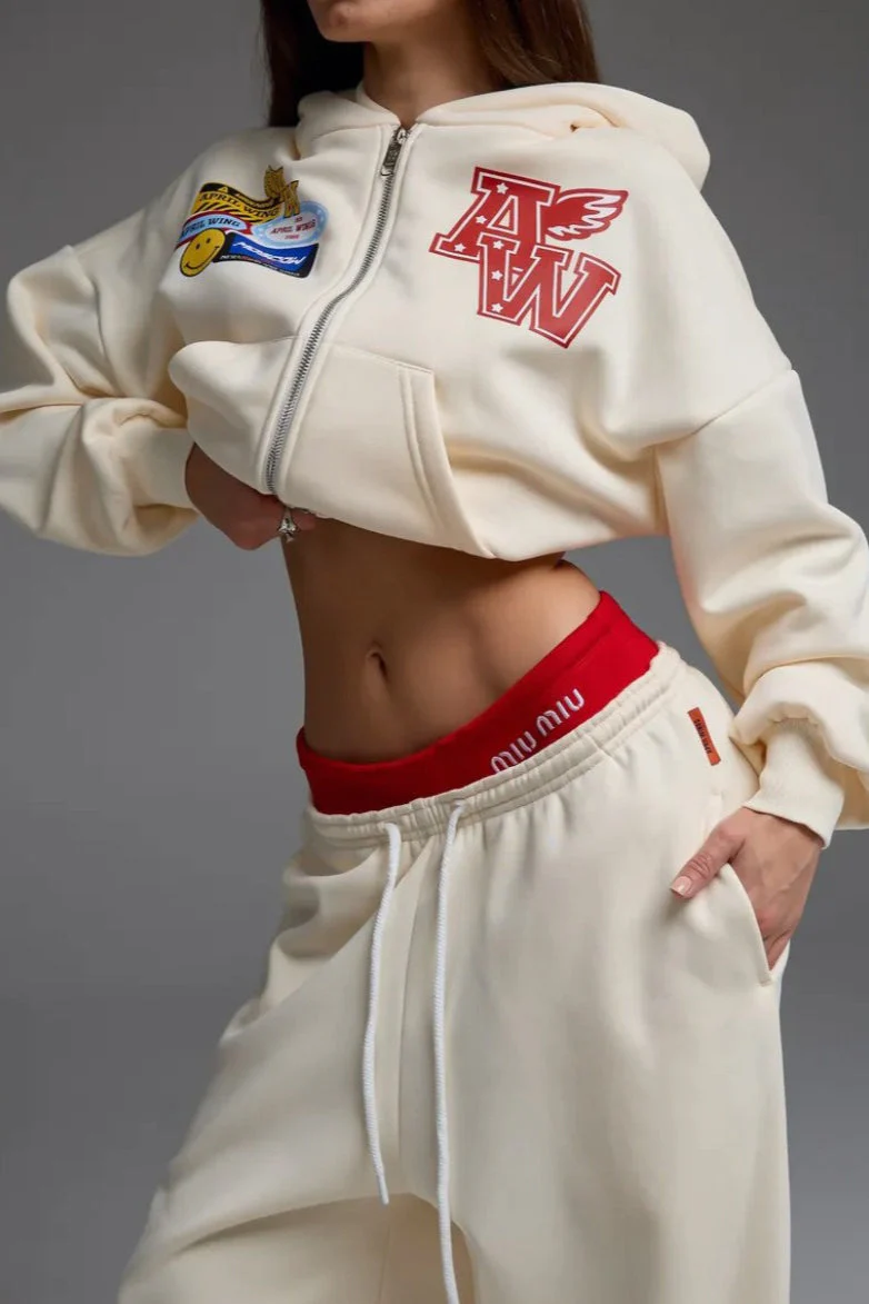 Motorcycle Graphic Zip Up Hoodie - Image 6