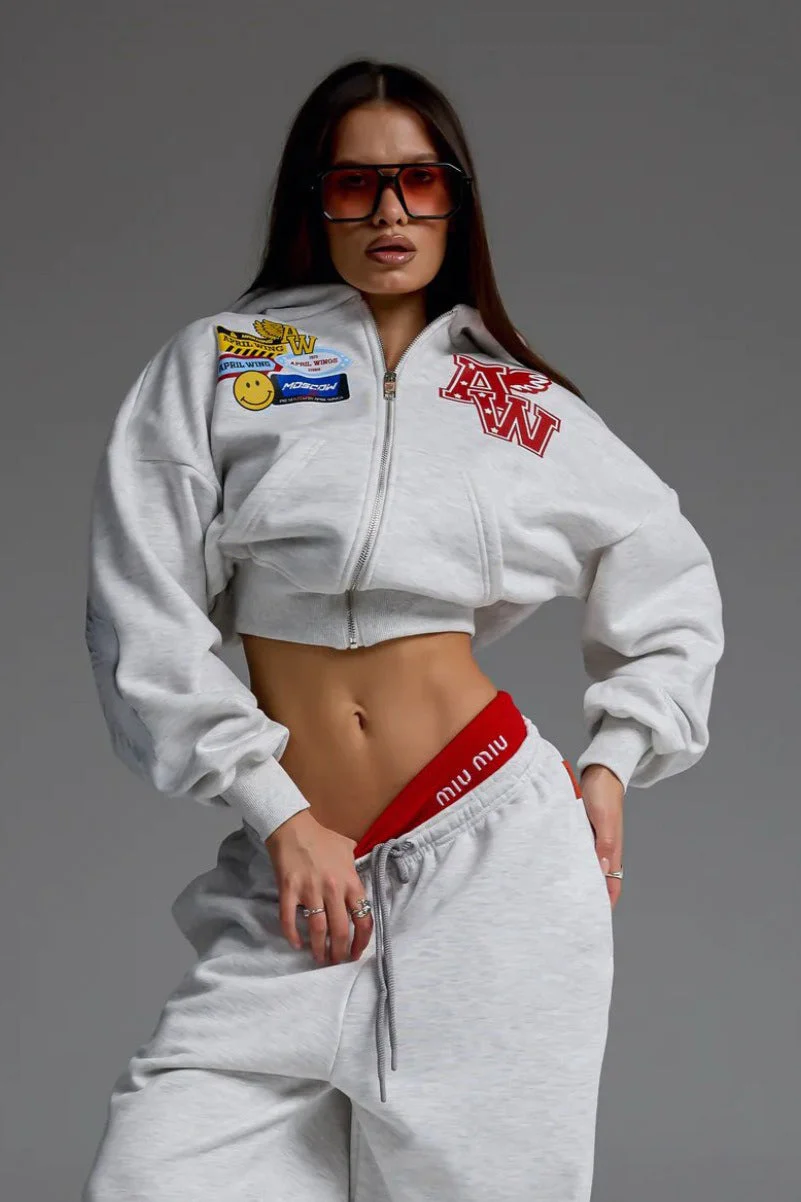 Motorcycle Graphic Zip Up Hoodie - Image 9