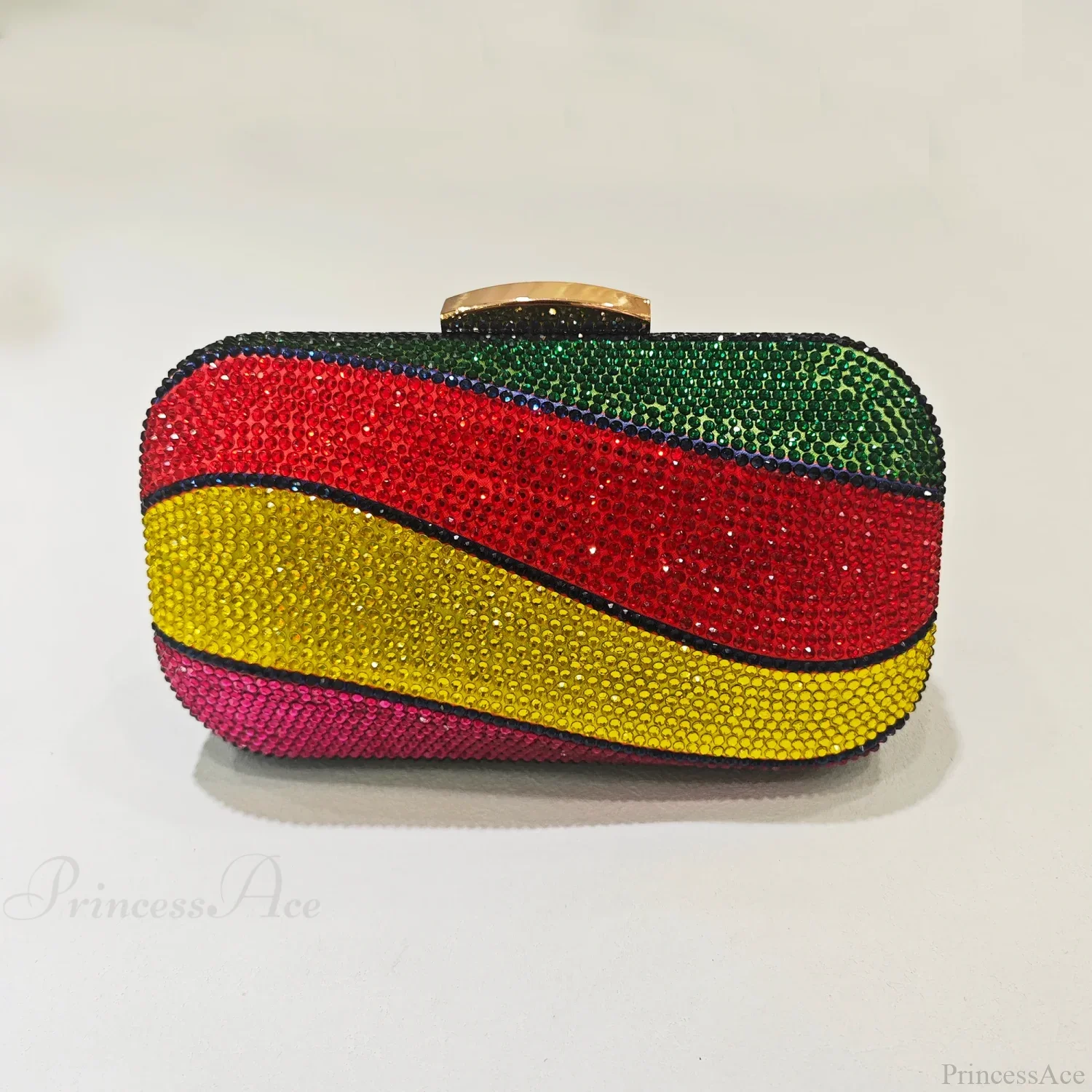 Multi Color Diamond Wedding Crystal Wristlet - Image 2