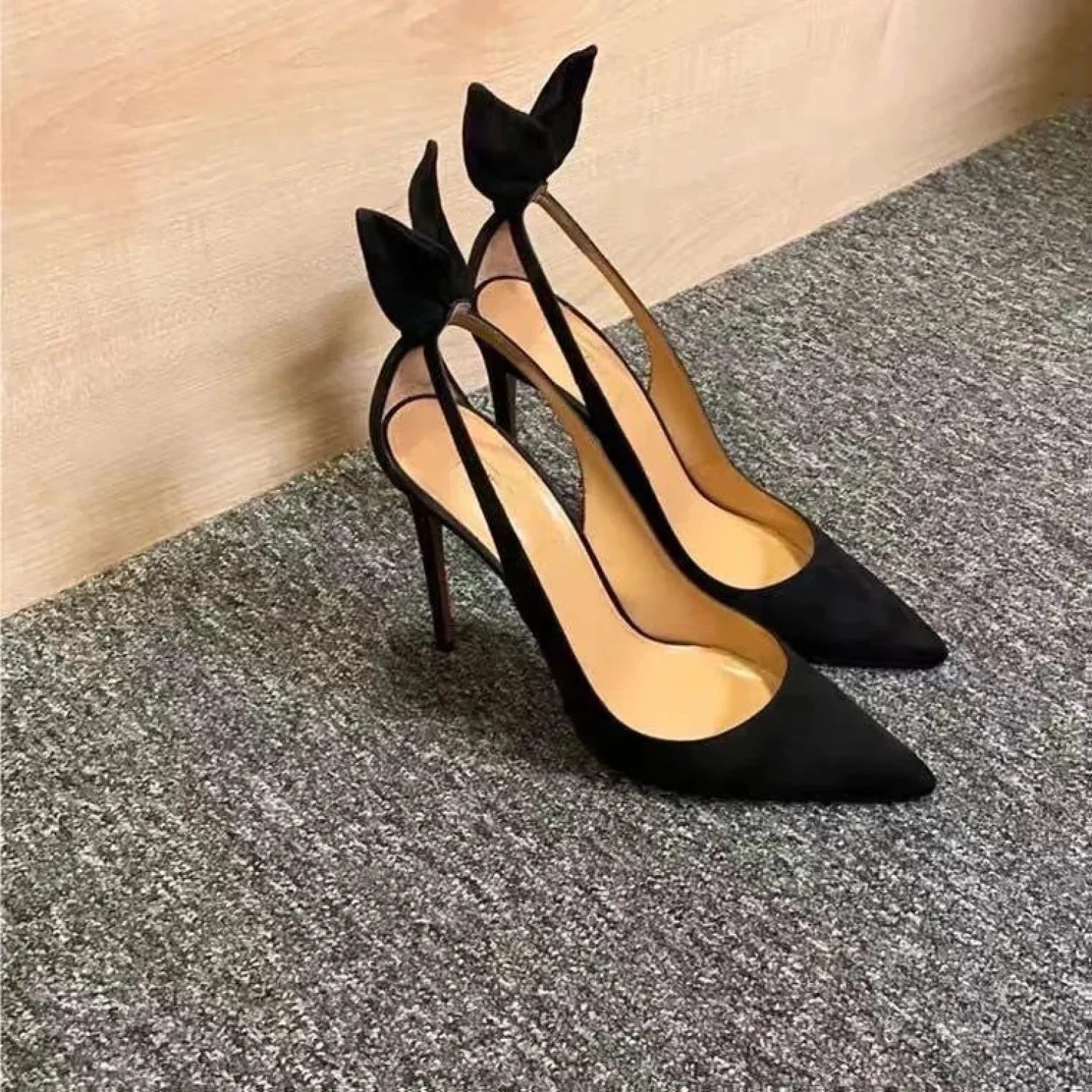 New Suede High Heels Office Stiletto Party Feast Shoes Comfort Women Heels High Heel - Image 6
