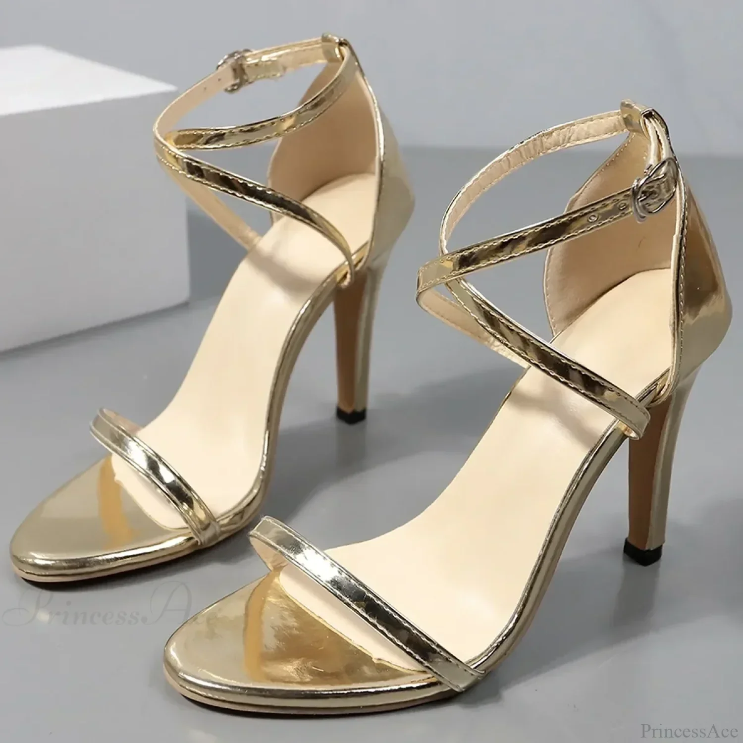 NewFashion Summer Mid Low Heels Roman Pumps Lady Gladiators Stripper Stiletto Shoes High Heel - Image 2