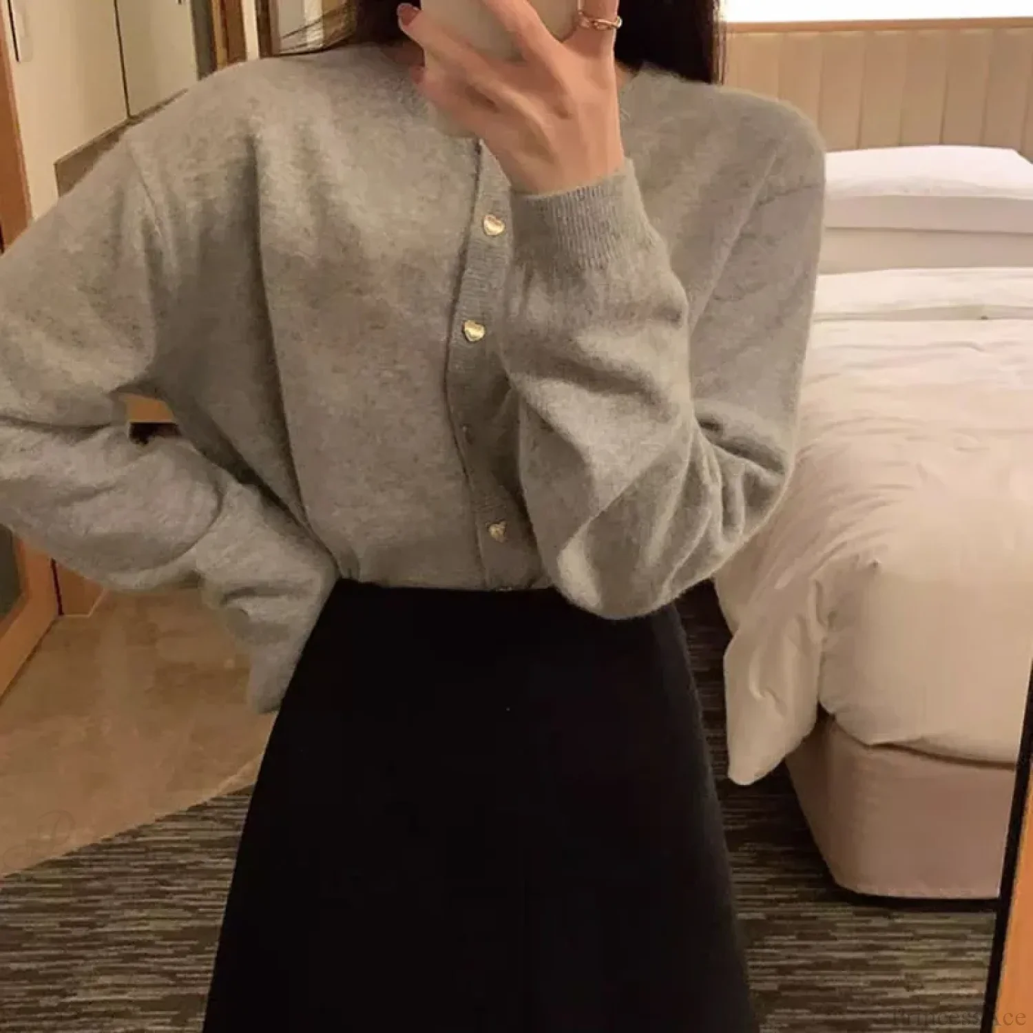 O-neck Long Sleeve Casual Cardigan - Image 7