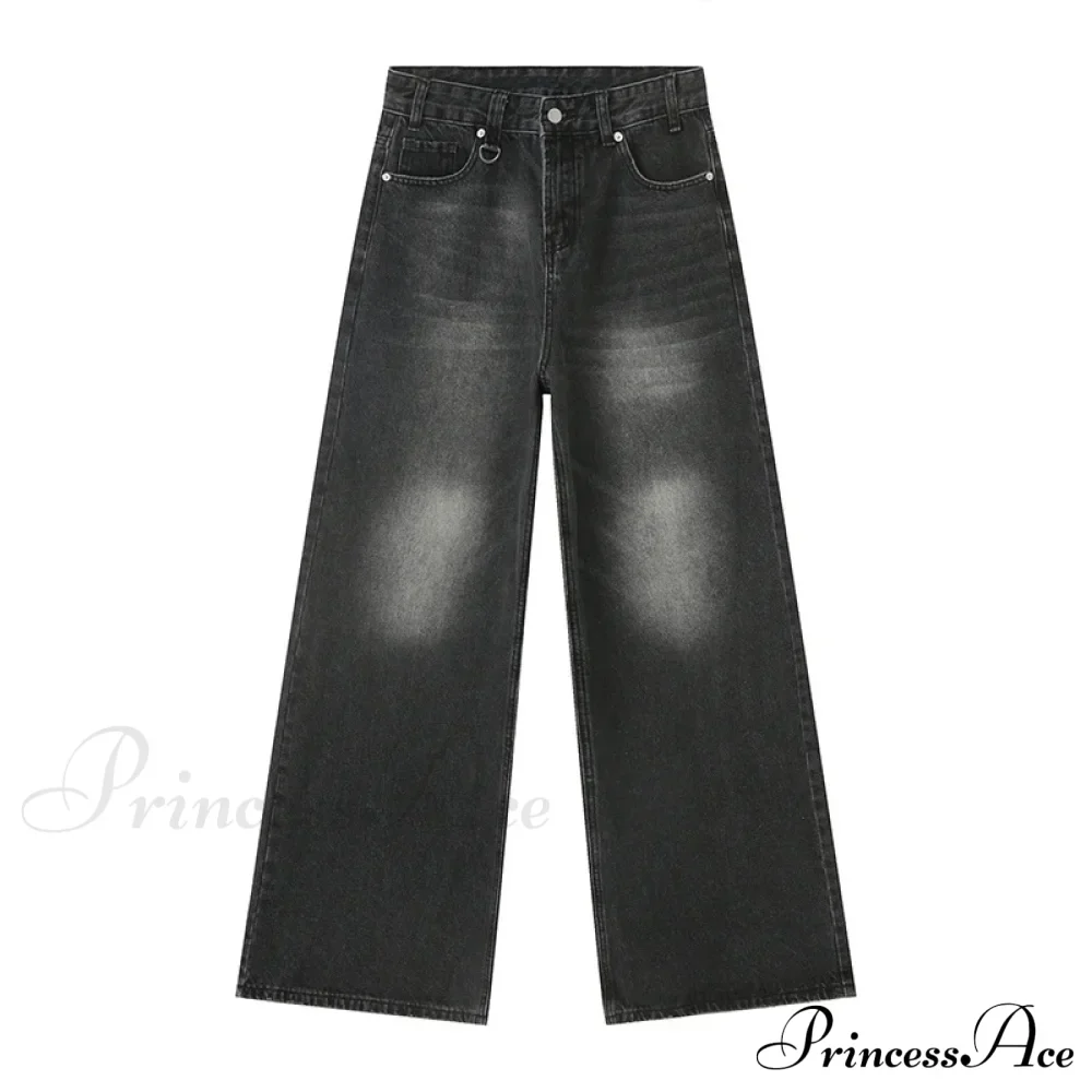 Old Male Pants Summer Blue Washed Denim Casual Menwear Wide Leg Trousers 2024 New Fashion Jeans - Image 9