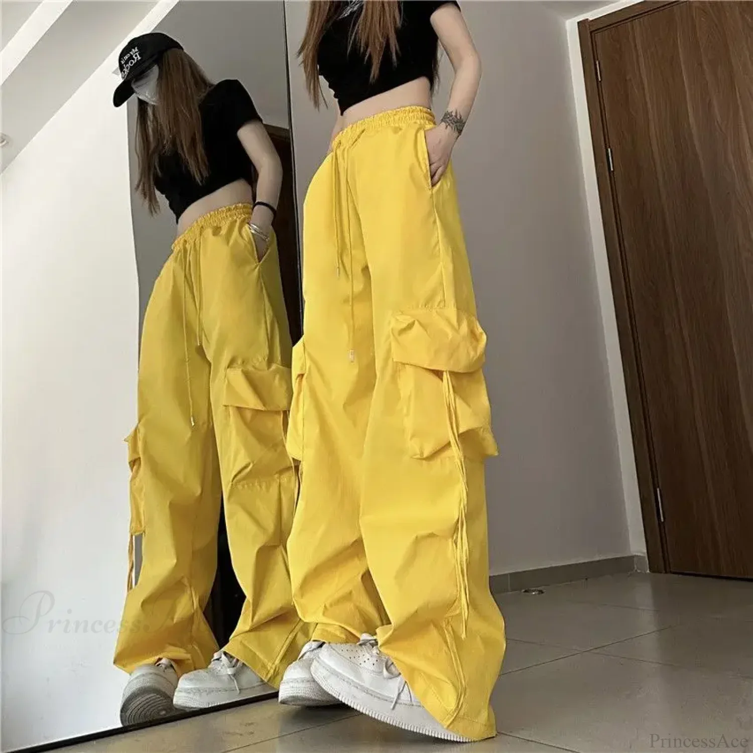 Oversized Cargo Streetwear Casual Pants - Image 5