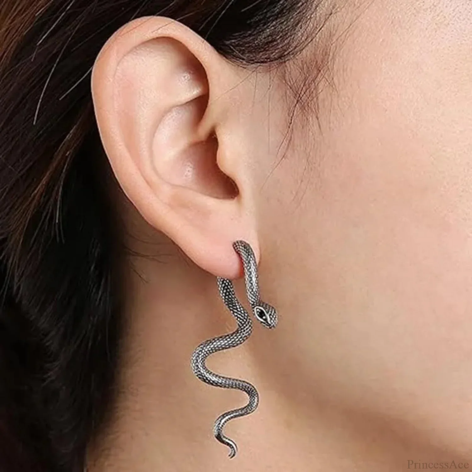 Overstated Serpent Unpredictable Dangling Earring - Image 5