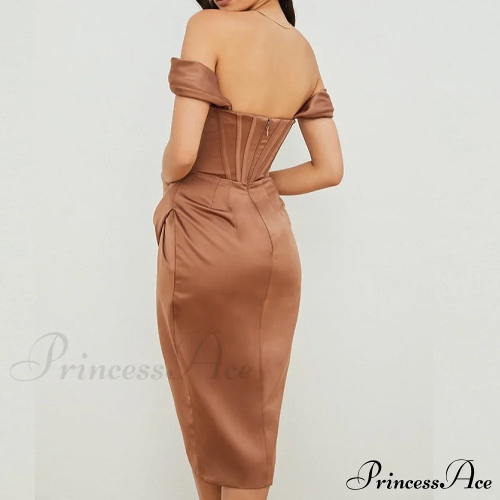Party Midi Evening Bodycon Cb Women Celebrity Club Gown Gown of House Satin Dress - Image 3