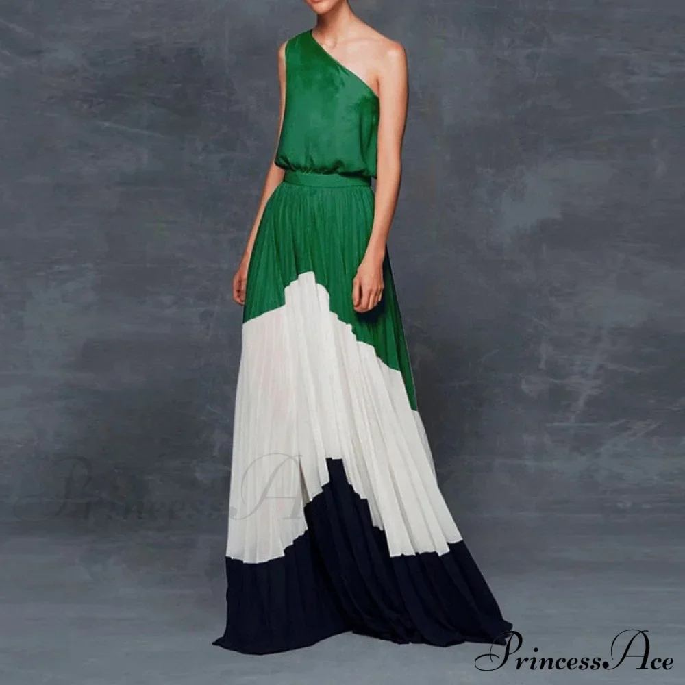 Patchwork Black Club Party High Night One Women's Gown Off - Street Shoulder Dress - Image 11