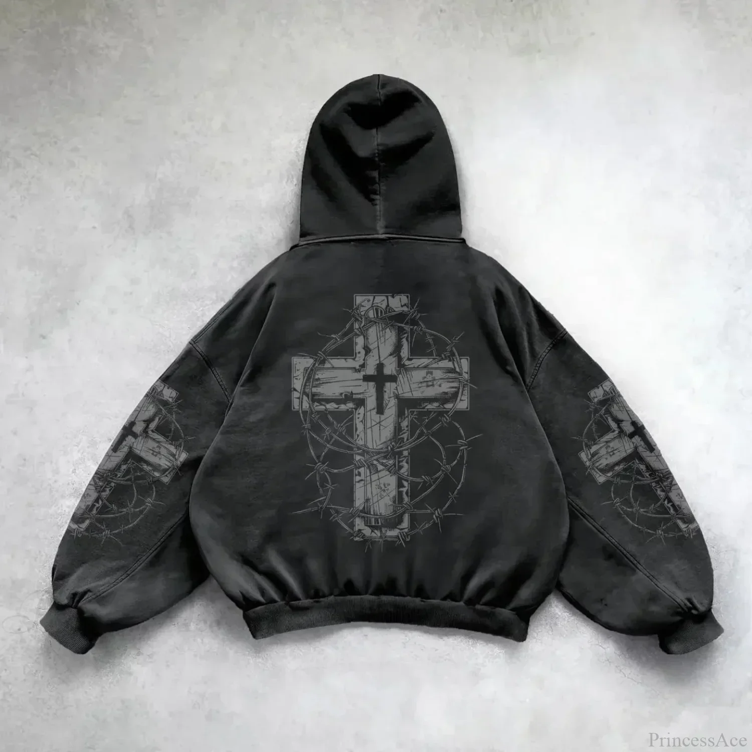 Pattern Printing Casual Hoodie - Image 2