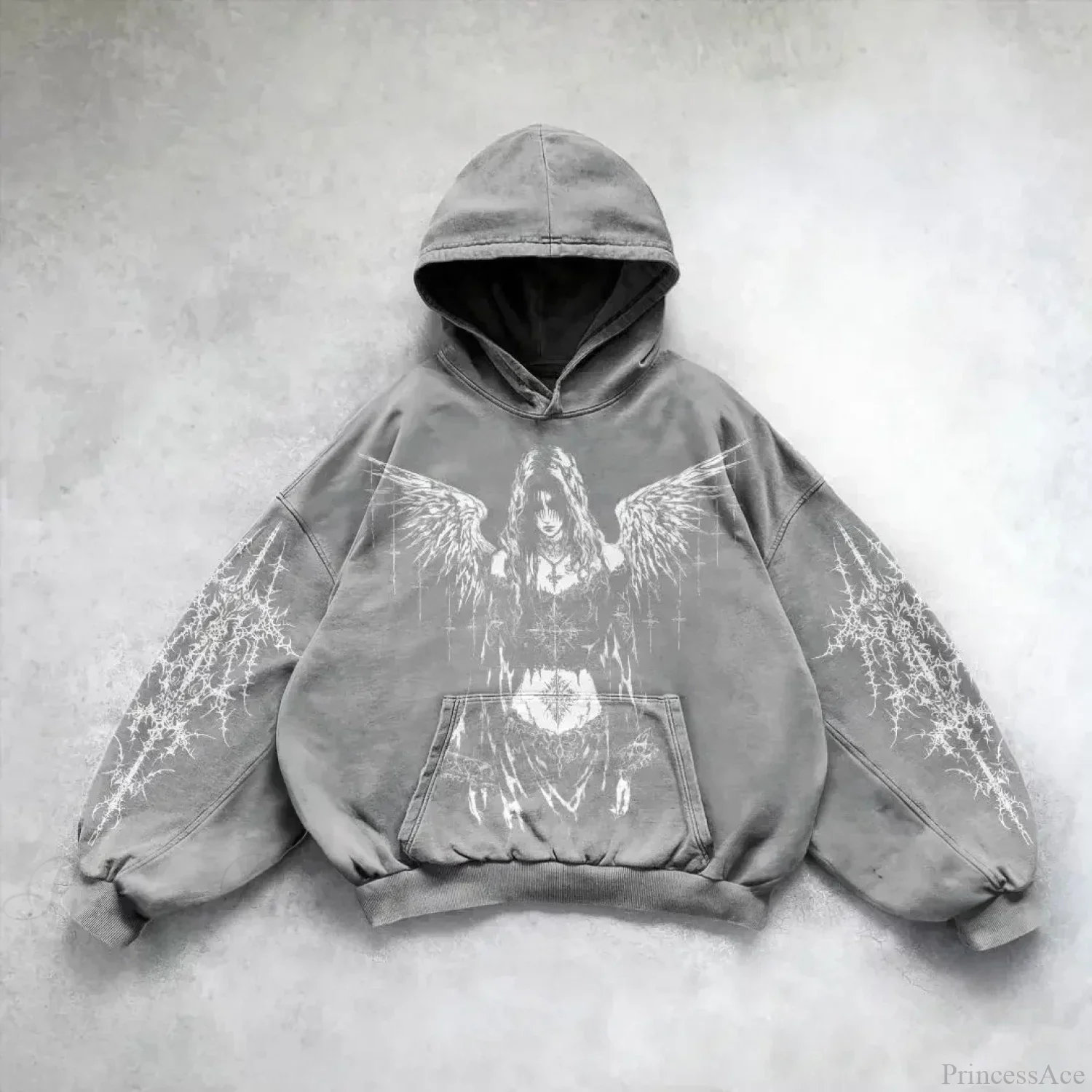 Pattern Printing Casual Hoodie - Image 8