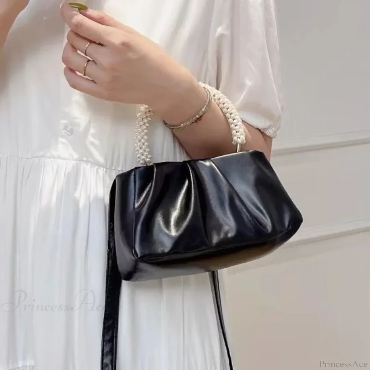 Pearl Handle Dinner Clutch Handbag - Image 6