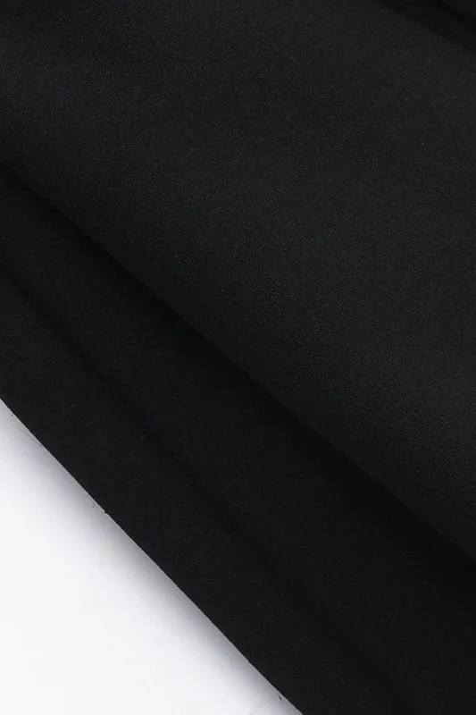 Pearl Trim Square Neck Party Dress - Image 6