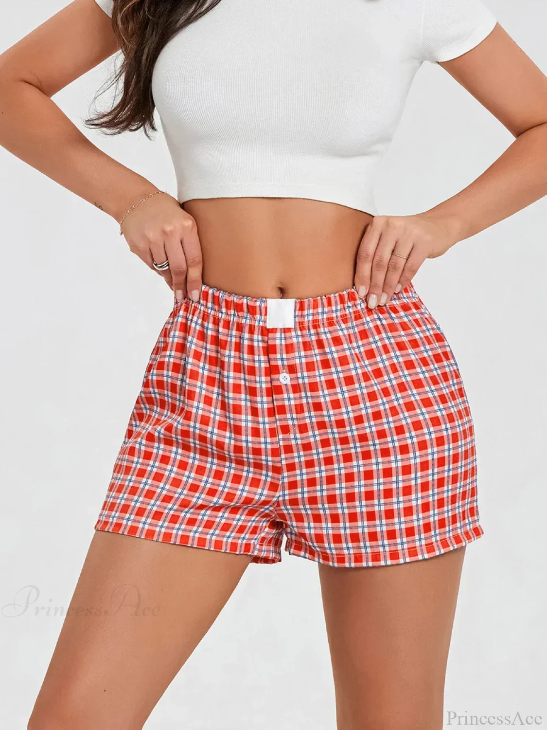 Plaid Loose Lounge Short - Image 2