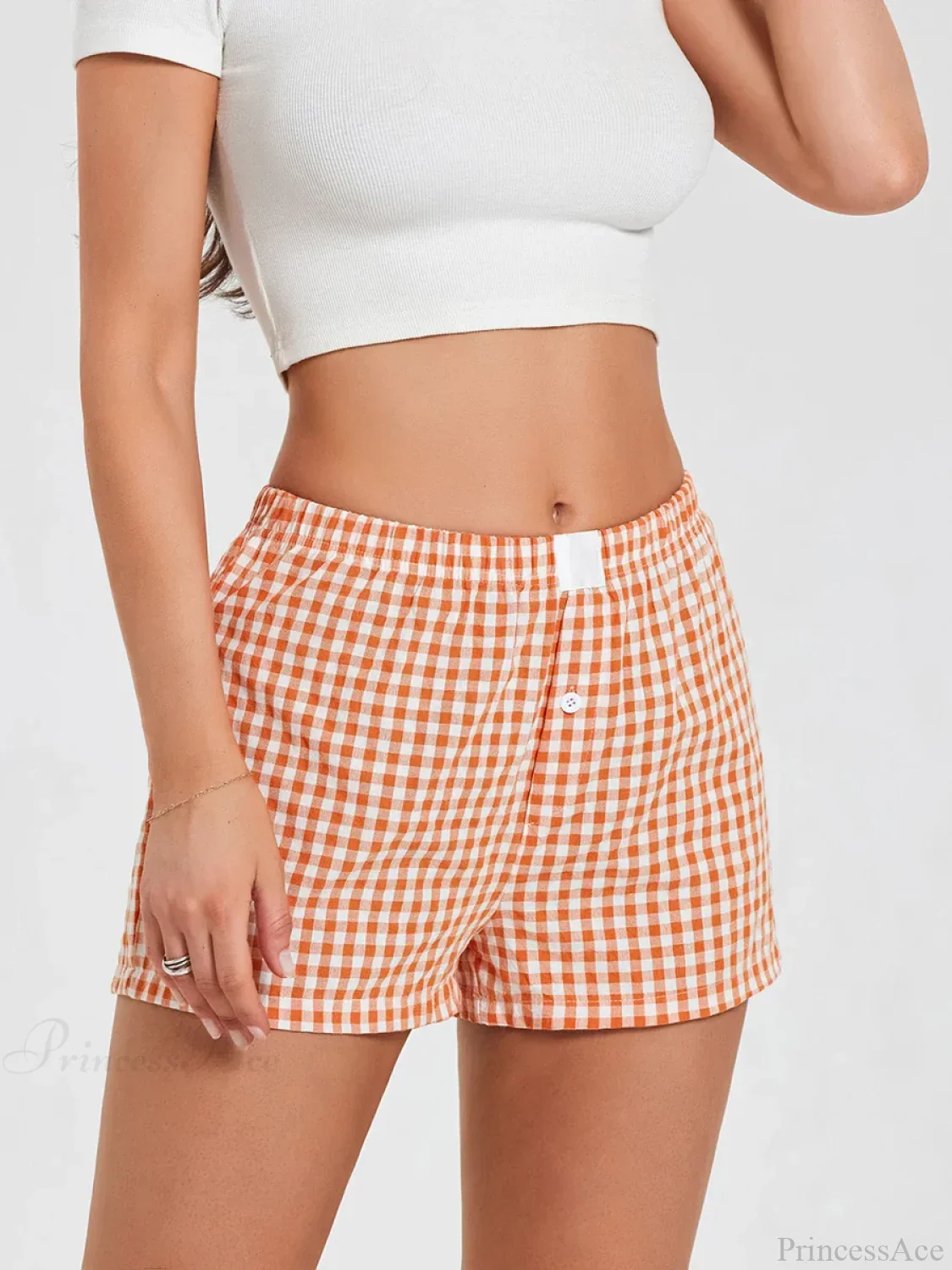 Plaid Loose Lounge Short - Image 3