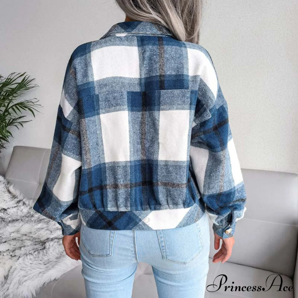 Plaid Retro Coat - Image 14