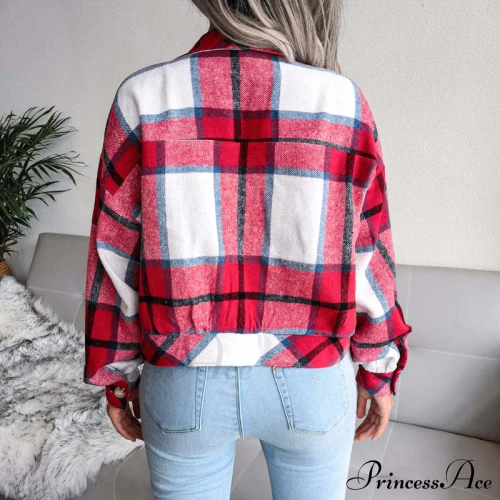Plaid Retro Coat - Image 20