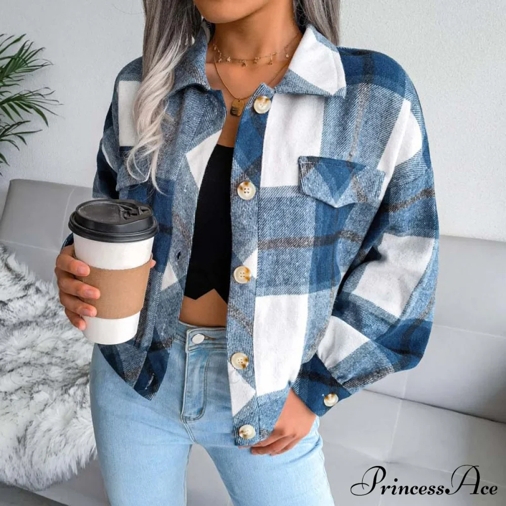 Plaid Retro Coat - Image 21
