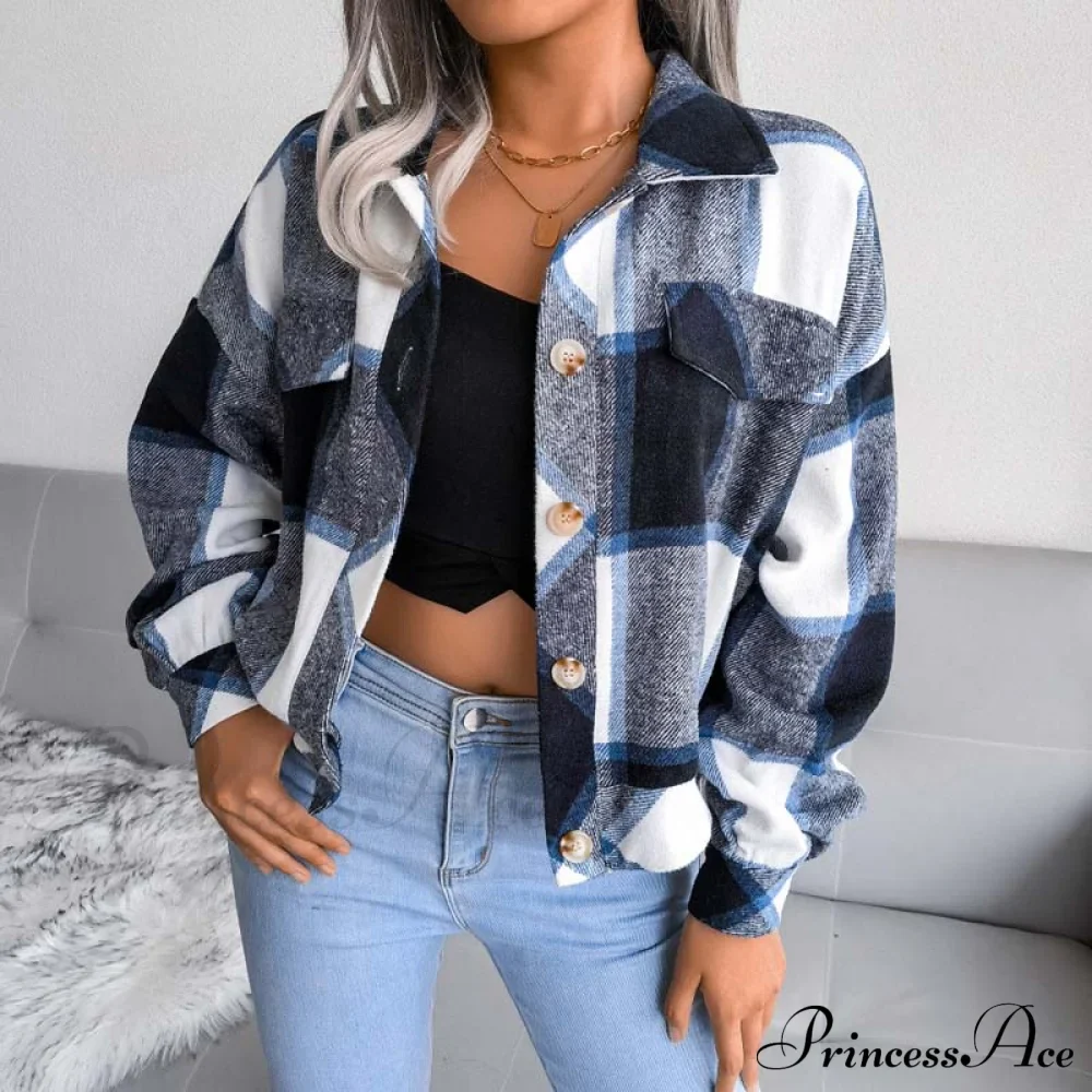 Plaid Retro Coat - Image 29
