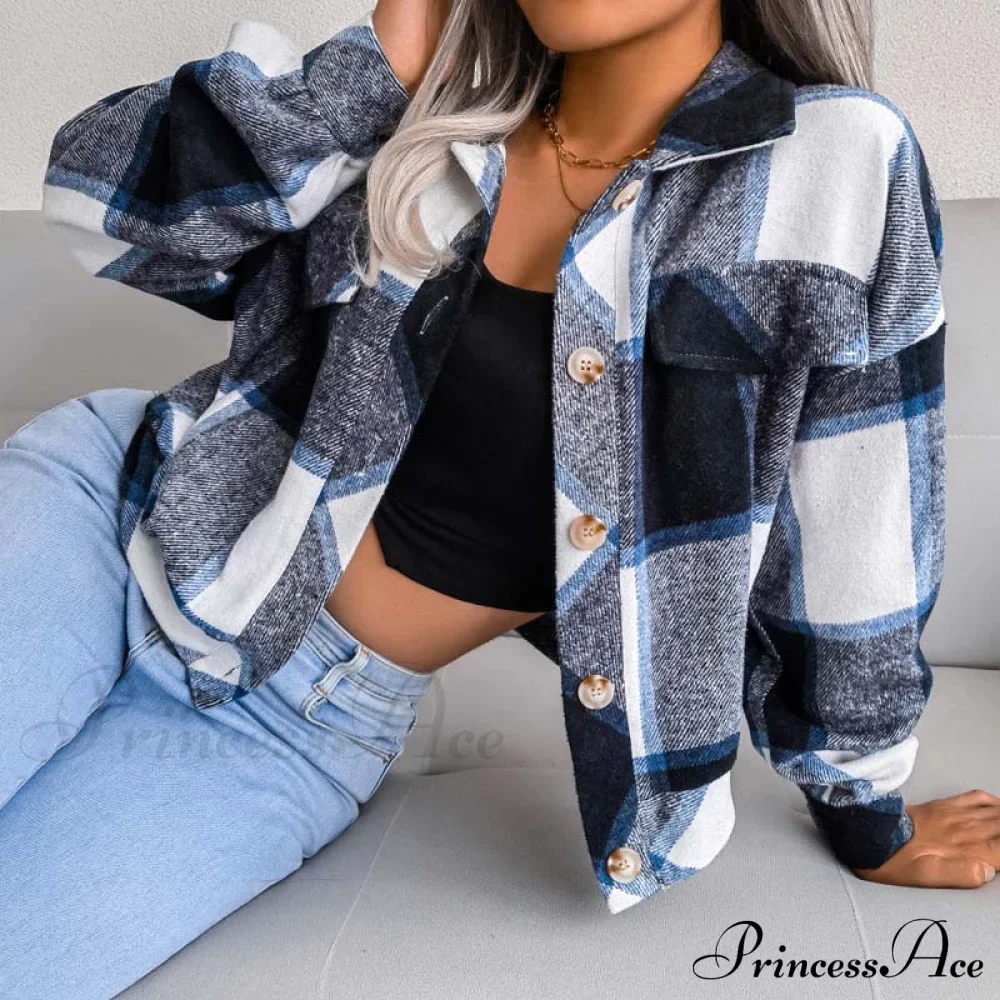 Plaid Retro Coat - Image 30