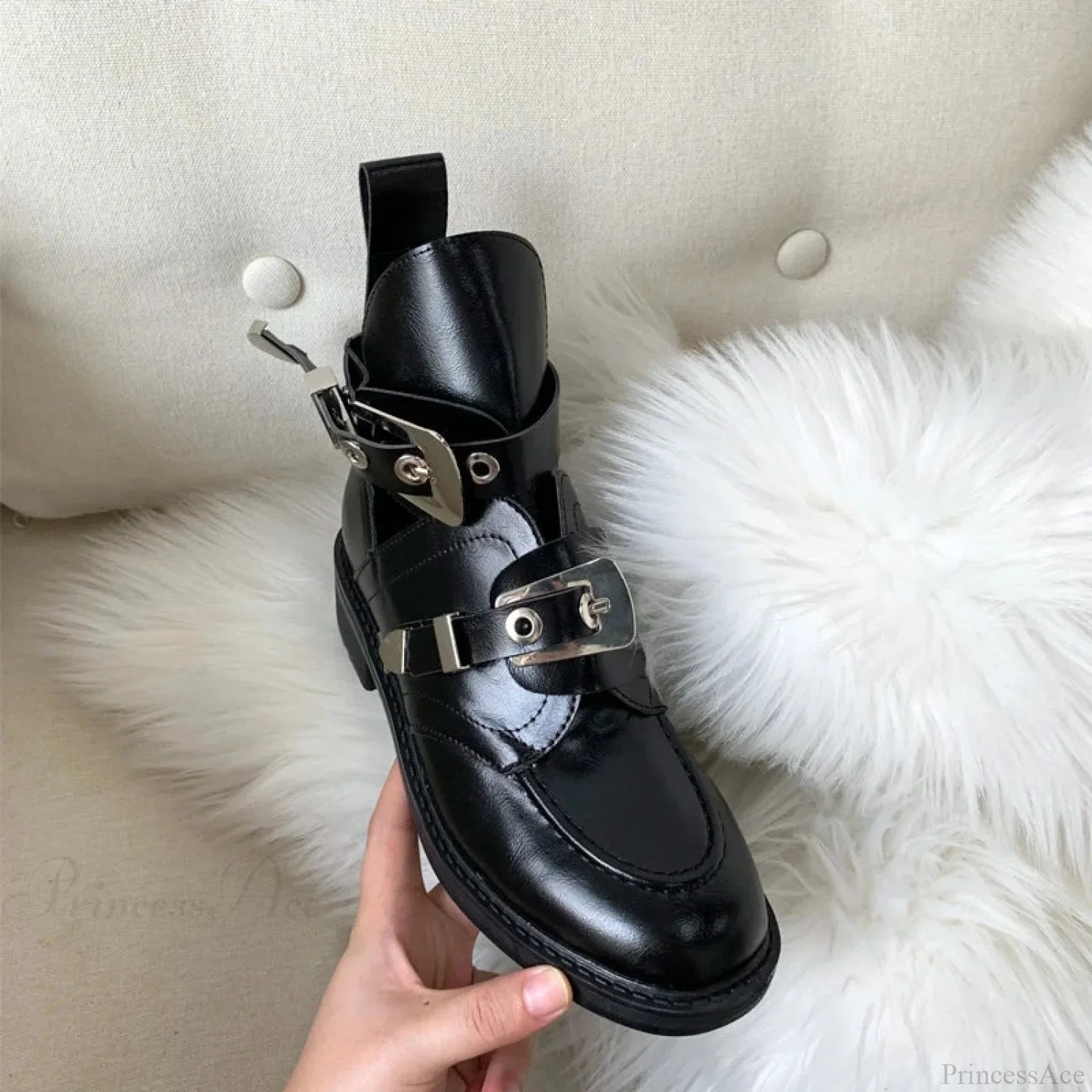 Platform British Style Retro Chelsea Gothic Boot - Image 3